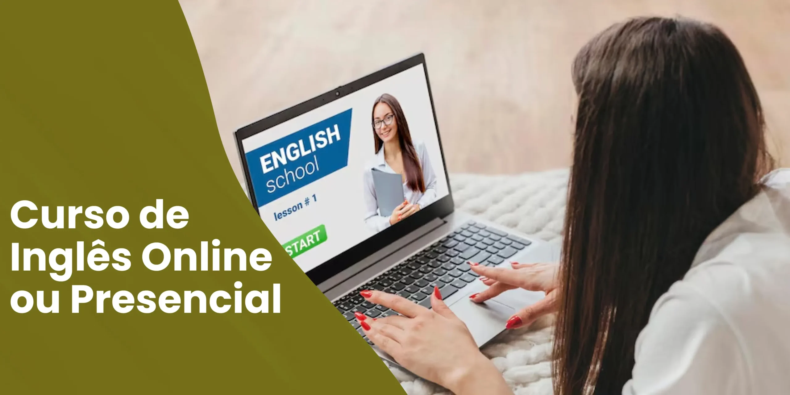 curso de inglês online ou presencial?